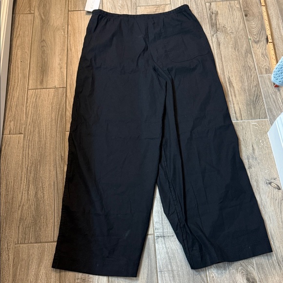 Athleta Paradise Wide Leg Pant Black Drawstring Waist Large NWT - Picture 8 of 10